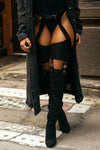 Black Suede Belted Thigh High Boots (2335396233275)
