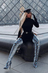 Snake Belted Thigh High Stiletto Boots (4095661178939)
